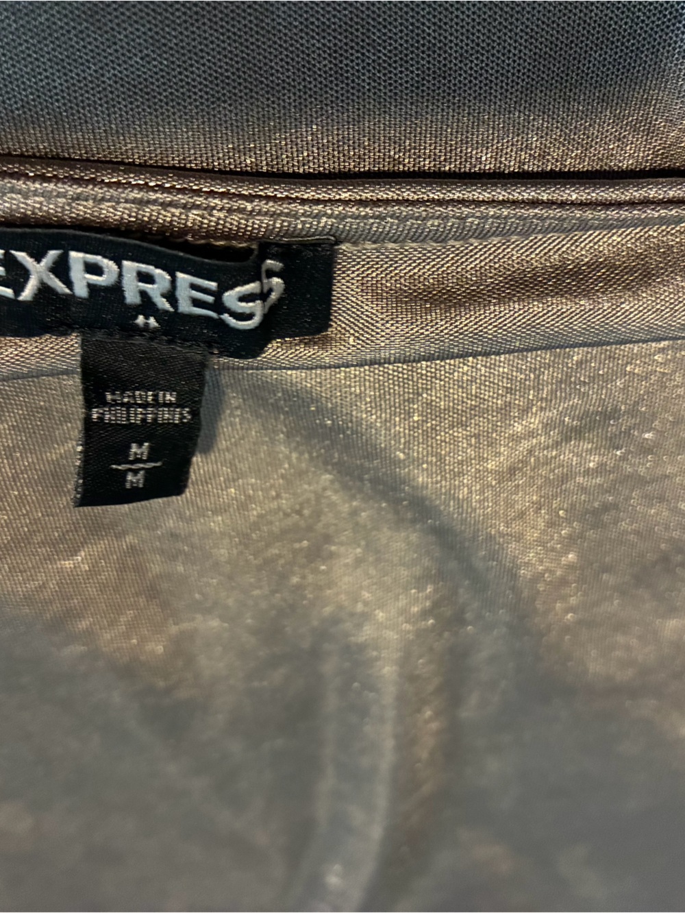 Express women's  gold halter top